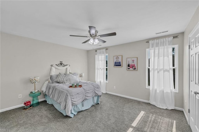 841 Mill Landing Rd, Chesapeake, VA 23322 - carpeted bedroom featuring baseboards and ceiling fan