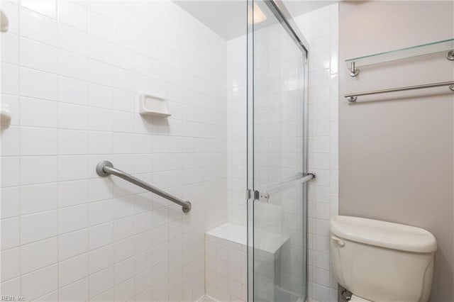 2830 Shore Dr Unit 1006, Virginia Beach, VA 23451 - full bathroom with a shower stall and toilet