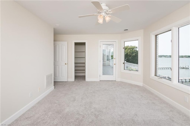 2365 Haversham Close Close, Virginia Beach, VA 23454 - unfurnished bedroom with carpet floors, baseboards, and a ceiling fan
