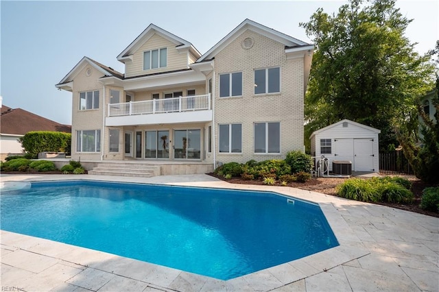 2365 Haversham Close Close, Virginia Beach, VA 23454 - outdoor pool featuring central AC unit and a patio