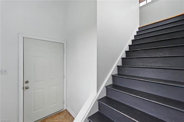 321 Bantry Cross Cross, Virginia Beach, VA 23452 - staircase featuring tile patterned flooring