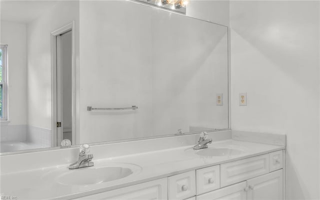2129 Bierce Dr, Virginia Beach, VA 23454 - full bath with double vanity and a bath