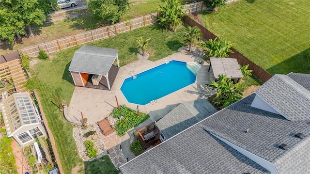 2129 Bierce Dr, Virginia Beach, VA 23454 - bird's eye view of a pool area