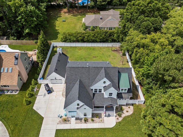 909 Los Colonis Dr, Virginia Beach, VA 23456 - view from above of property
