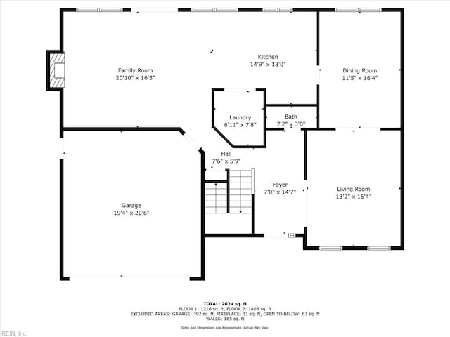 18 Welcome Way, Hampton, VA 23666 - floor plan / room layout
