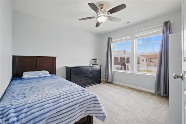 637 Wood Nymph Ln, Chesapeake, VA 23323 - carpeted bedroom with baseboards and a ceiling fan