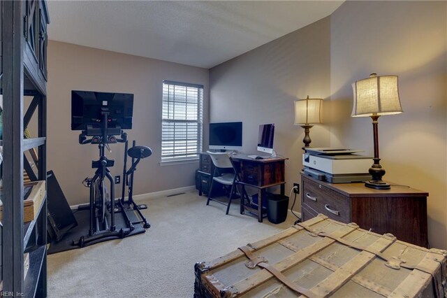 1808 Kensal Green Dr, Virginia Beach, VA 23456 - carpeted home office with baseboards