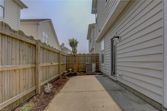 1808 Kensal Green Dr, Virginia Beach, VA 23456 - view of patio / terrace with central air condition unit