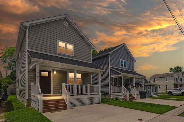 315 N Second St, Hampton, VA 23664 - view of front facade featuring covered porch
