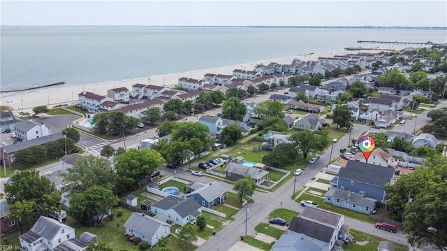 315 N Second St, Hampton, VA 23664 - aerial view of residential area featuring a nearby body of water