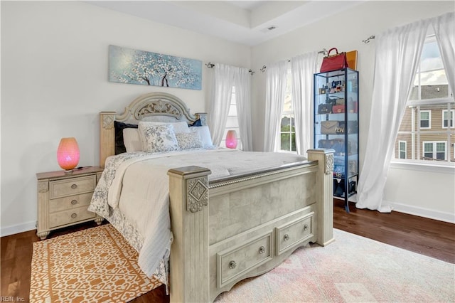 245 Feldspar St, Virginia Beach, VA 23462 - bedroom with baseboards, wood finished floors, and multiple windows