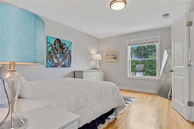 808 High Point Ave, Virginia Beach, VA 23451 - bedroom with light wood-style floors and baseboards