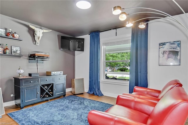 808 High Point Ave, Virginia Beach, VA 23451 - living room with light wood finished floors and baseboards