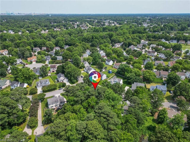 6772 Burbage Lake Cir, Suffolk, VA 23435 - aerial perspective of suburban area