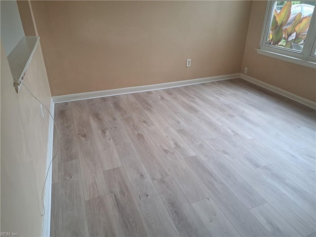 1002 Barnacle Ct, Virginia Beach, VA 23451 - spare room featuring light wood finished floors and baseboards