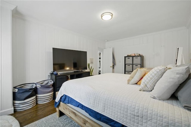 5133 E Princess Anne Rd, Norfolk, VA 23502 - bedroom featuring ornamental molding and wood finished floors