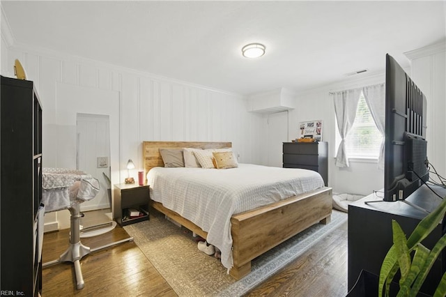 5133 E Princess Anne Rd, Norfolk, VA 23502 - bedroom featuring ornamental molding and wood finished floors