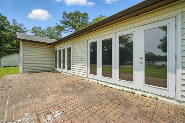 3555 Heutte Dr, Norfolk, VA 23518 - view of patio / terrace featuring french doors