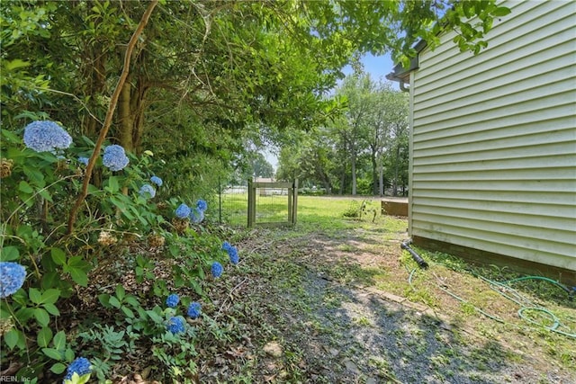 3555 Heutte Dr, Norfolk, VA 23518 - view of yard with a gate