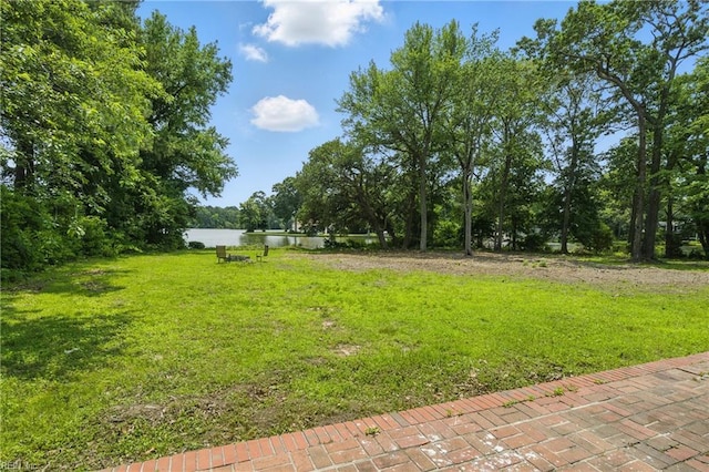 3555 Heutte Dr, Norfolk, VA 23518 - view of yard with a water view
