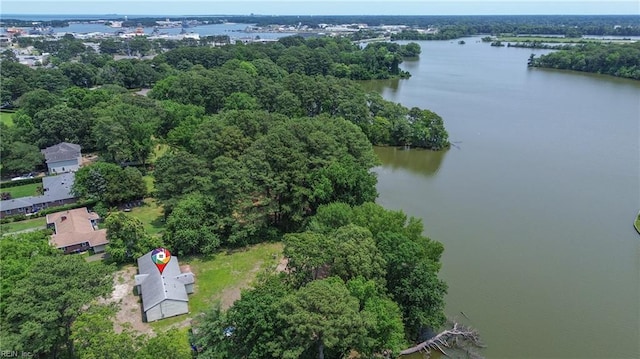 3555 Heutte Dr, Norfolk, VA 23518 - bird's eye view of a large body of water