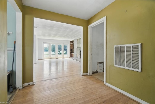 3555 Heutte Dr, Norfolk, VA 23518 - hallway with wood finished floors and baseboards