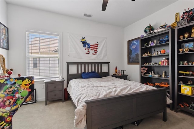 1906 Briton Ln, Chesapeake, VA 23322 - bedroom featuring light colored carpet and ceiling fan