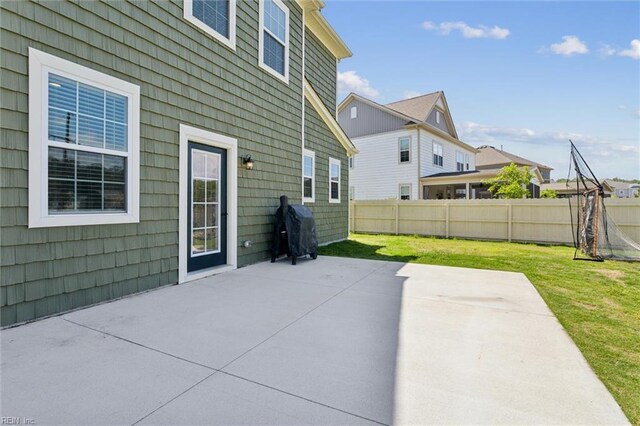 1906 Briton Ln, Chesapeake, VA 23322 - view of patio featuring a grill