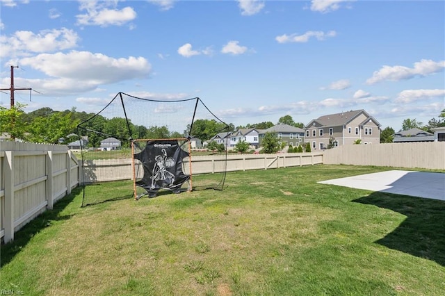 1906 Briton Ln, Chesapeake, VA 23322 - view of yard with a patio area and a residential view