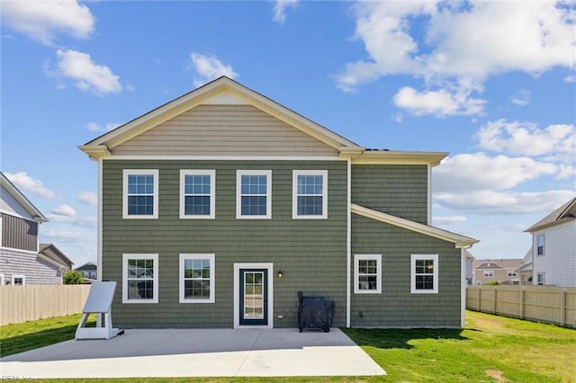 1906 Briton Ln, Chesapeake, VA 23322 - back of house featuring a patio