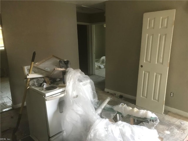 3227 Vimy Ridge Ave, Norfolk, VA 23509 - laundry area featuring baseboards