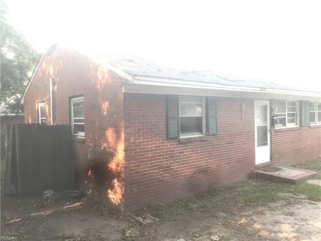 3227 Vimy Ridge Ave, Norfolk, VA 23509 - view of side of property with brick siding