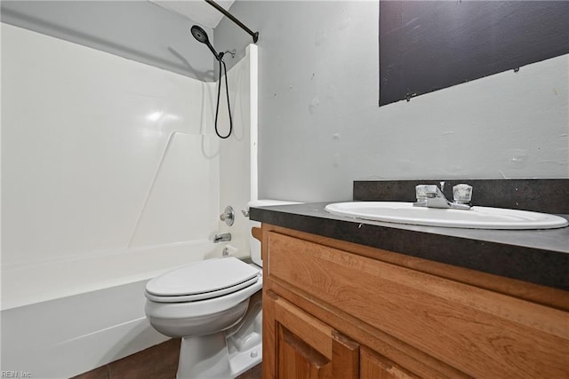 915 Spinnaker Ct, Chesapeake, VA 23320 - full bathroom with vanity, bathtub / shower combination, and toilet