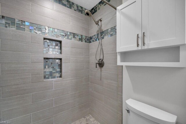 105 Londonderry Ln, Williamsburg, VA 23188 - bathroom with toilet and tiled shower