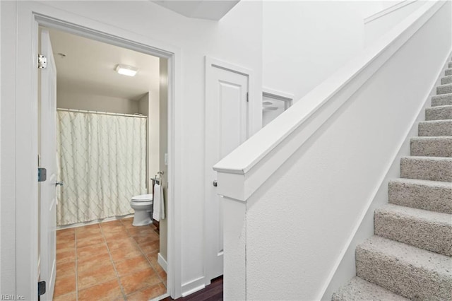 3738 Sandpiper Rd Unit 413, Virginia Beach, VA 23456 - stairway with tile patterned floors