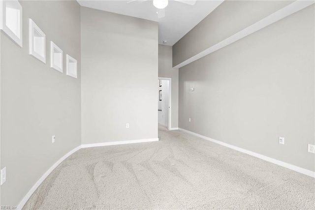 3738 Sandpiper Rd Unit 413, Virginia Beach, VA 23456 - carpeted spare room with ceiling fan and baseboards