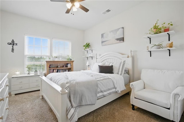 2685 Robert Monette Ln, Virginia Beach, VA 23456 - bedroom featuring light carpet and a ceiling fan