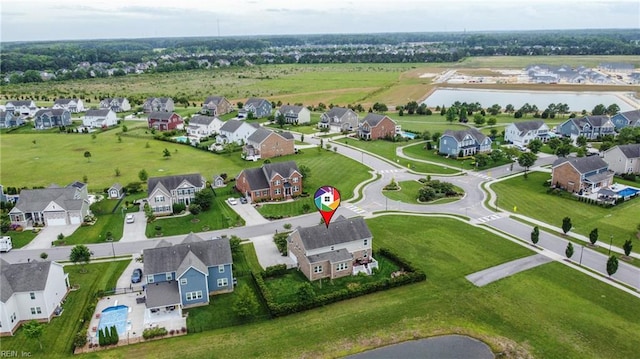 2685 Robert Monette Ln, Virginia Beach, VA 23456 - aerial view of property's location with nearby suburban area and a large body of water