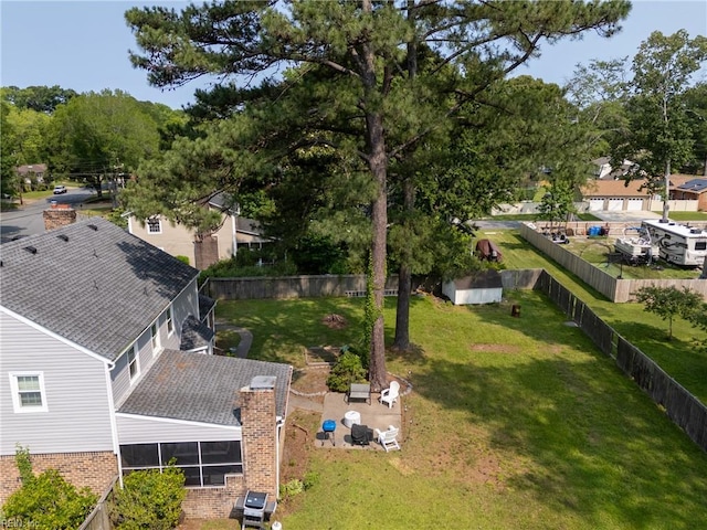 405 Bartell Dr, Chesapeake, VA 23322 - aerial view of property and surrounding area