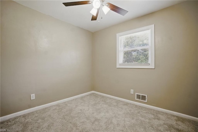 2613 Cedar Rd, Chesapeake, VA 23323 - carpeted spare room with baseboards and ceiling fan