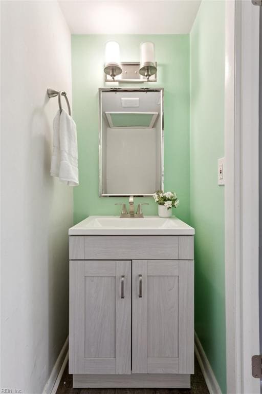3054 Comte Ct, Virginia Beach, VA 23453 - bathroom featuring vanity and baseboards