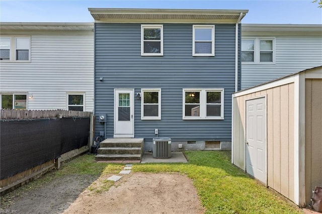 3054 Comte Ct, Virginia Beach, VA 23453 - rear view of house featuring central AC