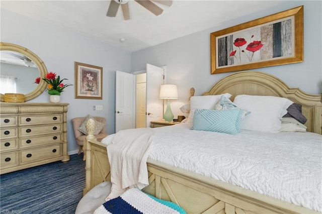 13435 Prince Andrew Trl, Carrollton, VA 23314 - bedroom with carpet floors and ceiling fan