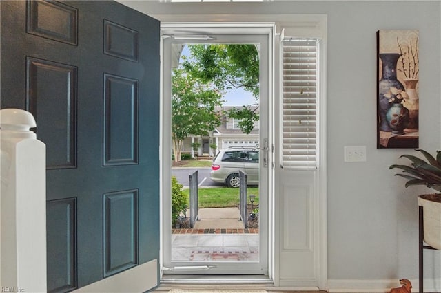 13435 Prince Andrew Trl, Carrollton, VA 23314 - foyer featuring baseboards