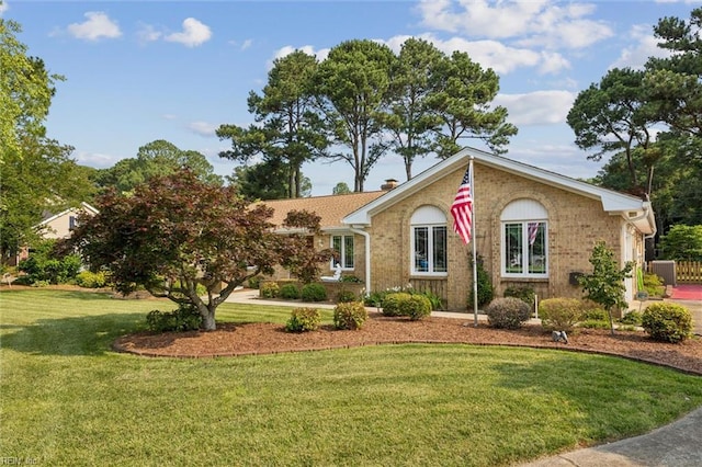 2438 Blue Castle Ct, Virginia Beach, VA 23454 - view of front of home featuring a front lawn and brick siding