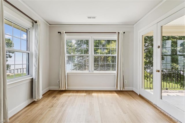4002 Chesapeake Ave, Hampton, VA 23669 - unfurnished sunroom with french doors
