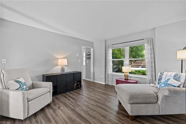 2753 Elson Green Ave, Virginia Beach, VA 23456 - living area featuring dark wood-style flooring and baseboards