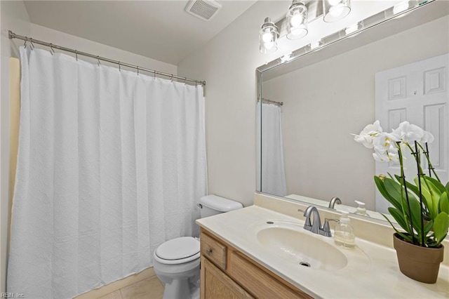 2753 Elson Green Ave, Virginia Beach, VA 23456 - full bathroom with toilet, vanity, and tile patterned flooring