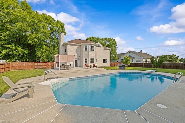 2753 Elson Green Ave, Virginia Beach, VA 23456 - view of swimming pool featuring a patio, a grill, and outdoor dining space