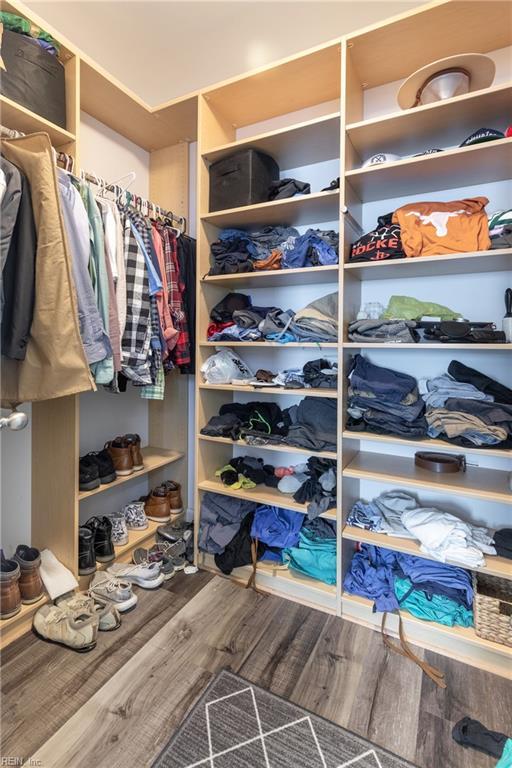 1400 Granby St Unit 413, Norfolk, VA 23510 - walk in closet with wood finished floors